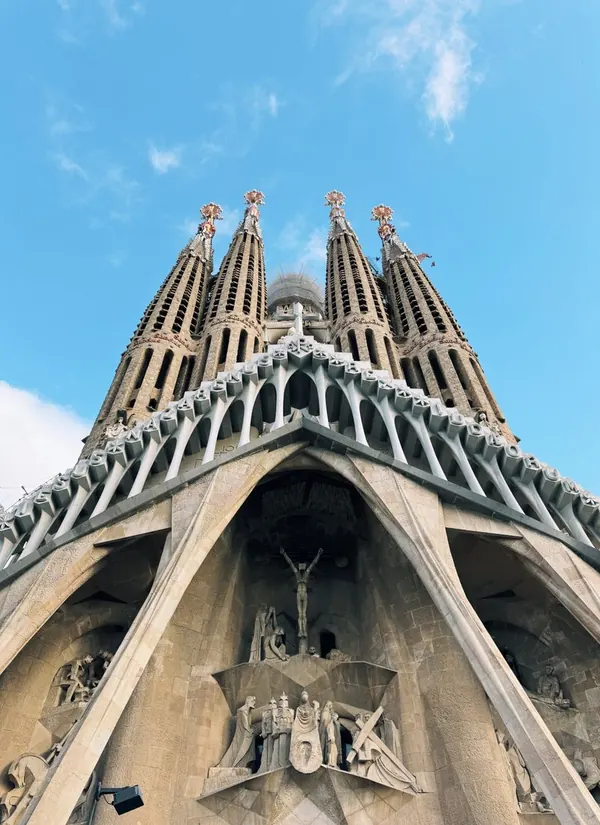 Torres da Sagrada Família, em Barcelona